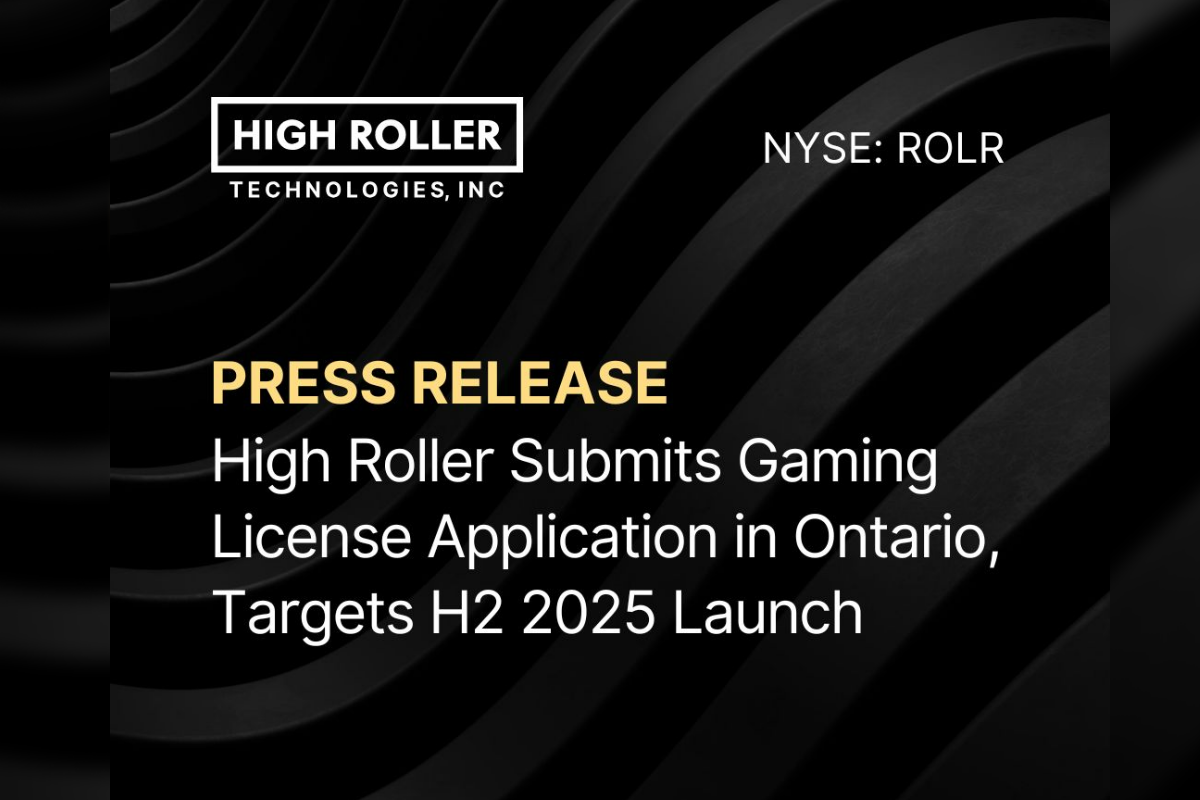 High Roller Submits Gaming License Application in Ontario