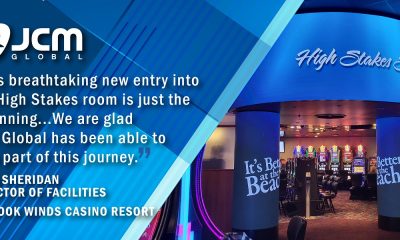 JCM Global Transforms Chinook Winds Casino Resort’s Casino Floor with Towering Digital Signage at High Limit Area